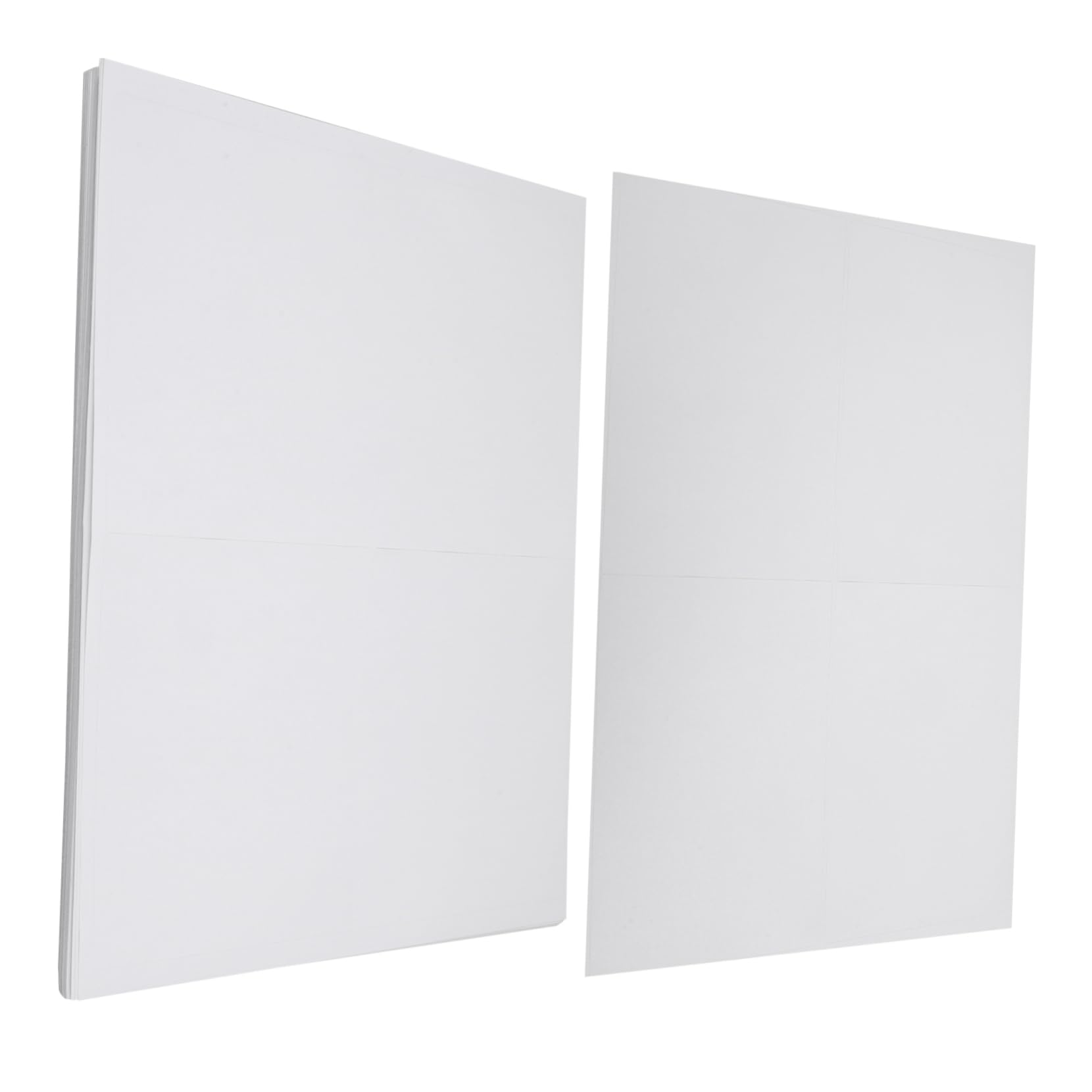 Etiquetas Adhesivas para Impresora 100 Hojas Papel Autoadhesivo | Formato A4, Impresión Compatible Láser E Inyección, Hojas Recortables para Etiquetas DIY
