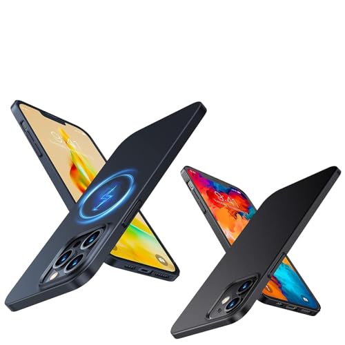 TORRAS Magnetic Slim Fit iPhone 12 Case/iPhone 12 Pro Case Compatible with MagSafe and Slim Fit Hard Back iPhone 12/12 Pro Case