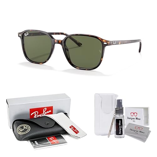 Ray-Ban Leonard RB2193 Square Sunglasses for Men for Women +BUNDLE with ACCESSORY EYEWEAR KIT2