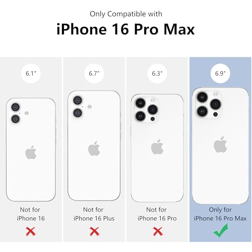 Coque compatible MagSafe iPhone 16 Pro Max antichoc silicone