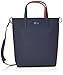 Lacoste NF2991AA Anna Sac porte epaule Femme, Bleu (Peacoat Salsa), 10x29x22 cm (W x H x L)