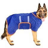 Bienbee Dog Bathrobe, Quick Drying Super Absorbent Dog Robes for After Bath, Warm Keeping...