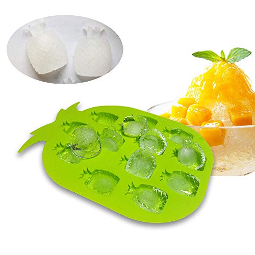 Molde de piña para hielo y chocolate 2 piezas miniatura 6