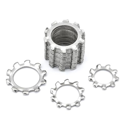 OX^[bNbV[ XeXX`[ M3 M4 M5 M6 M8 M10 M12 M14 M16 M20 M24 M27 M30 bNKXPbg(External Tooth,M4.3 50pcs)