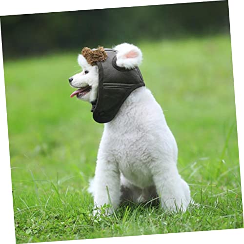 Gorro creativo negro para mascotas talla M miniatura 2
