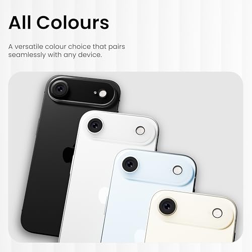 Image of CASEGEAR Clear Camera Lens Protector Compatible With iPhone Air | HD Clarity | Scratch Resistant | Complete Coverage | Easy Installation