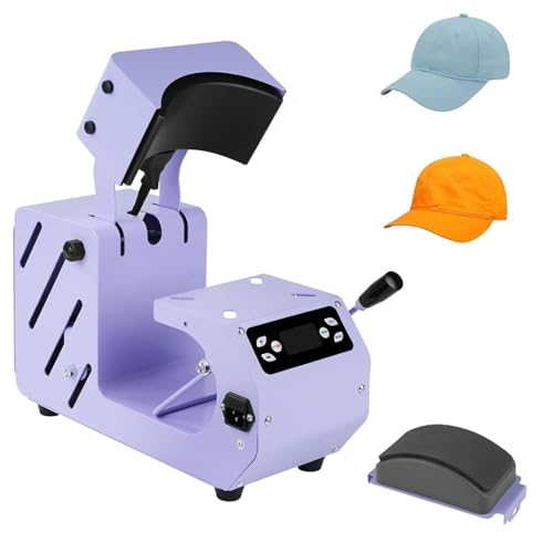 Máquina termofijadora de gorras eléctrica para sublimación miniatura 1
