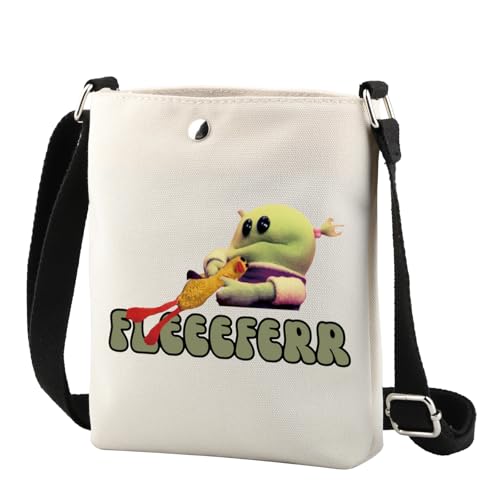 TSOTMO Funny Meme Gift Fleeeferr Crossbody Bag Wonderful Mom Gift Cartoon Princes Gift for Mom Sister