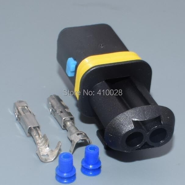 1.5mm 2pin Connector 18385000002 Female Electrical car Connector Sealed Automotive Plug 18385.000.002 - (Color Name: 5sets)