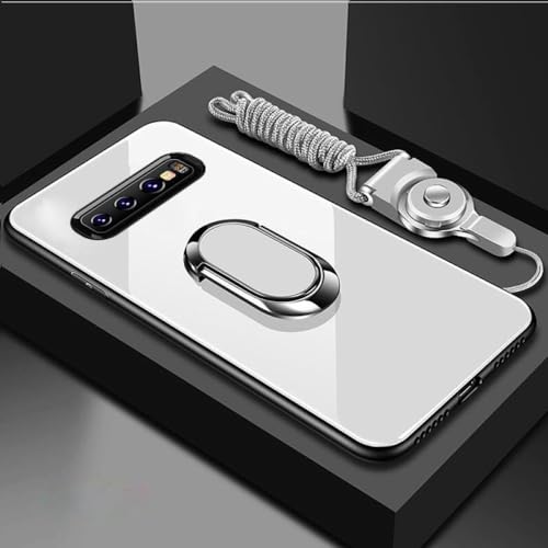 Housse Samsung S8 premium en verre trempé et support bague