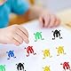 30 Stück Springen Frosch Spielzeug,Bunte Froschspiel Springende,Hüpfspiele für Kinder Frösche,Frosch Kinderspiele,Finger Drücken Spielzeug für Geburtstag Party Favors,Goody Bag Füllstoffe (Mehrfarbig)