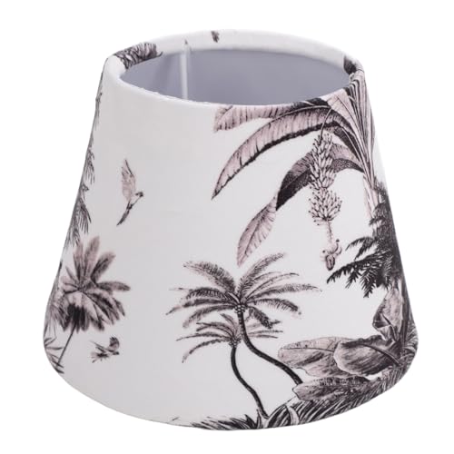 Abat-jour moderne, abat-jour décoratif conique simple pour tête de lampe E27 E14 (forêt tropicale)