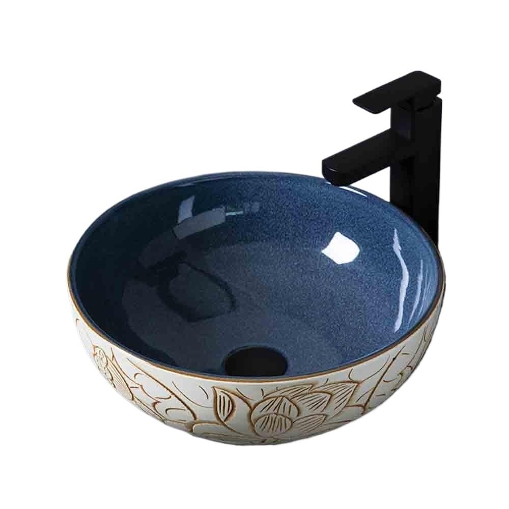 Z4t8m2k6g5 One Color Countertop Bathroom Vessel Countertop Basin Single Ceramic Bathroom Oval Washbasin Indoor Outdoor With Accessories Cloakroom Sink
