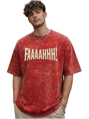 Image of boffi ... 100% Cotton Oversized T-Shirt Unisex Drop Shoulder Dye Washed Street Look Black Pack of 1
