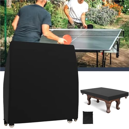 Funda de mesa de ping pong impermeable y plegable para terraza 4