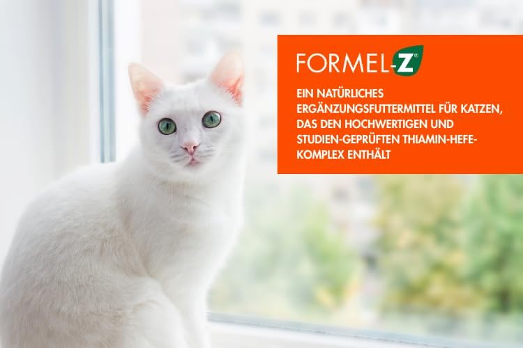 FORMEL-Z® Haut- & Fellpflege Hautschutz Katze | Studien-geprüft | Ohne Chemie | 365 Tabletten | Von Experten entwickelt | Mit natürlichem Vitamin-B-Komplex | Besondere Akzeptanz