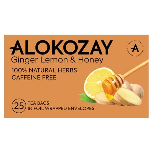 Alokozay Ginger Lemon & Honey Tea, 25 Teabags