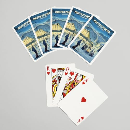 Baraja de 52 cartas estilo póker Breckenridge Colorado miniatura 7