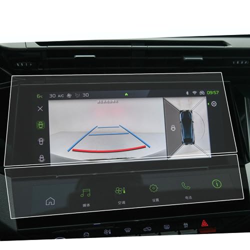 Film de protection en verre trempé pour navigation GPS Peugeot 408 et 308 SW 2022 2023