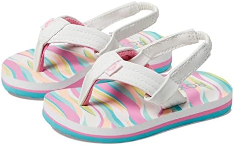 Roxy Baby Girl's TW Vista Loreto (Toddler) White/Pink 7 Toddler M | Image 3