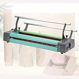 XUTNZA Dispensador Rollos Papel En Forma Panal, Máquina Manual Papel Regalo, 2 Modos Funcionamiento Y Velocidad Máxima 8M/min, Estanqueidad Y Tensión Ajustables,Relación Estiramiento 1:1.6