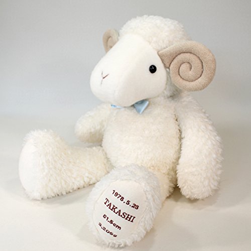 Amazon.co.jp: 羊 体重ドール ひつじ の めーちゃん 蝶ネクタイ付き