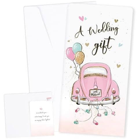 Elegant Wedding Money Wallet with Envelopes Cover