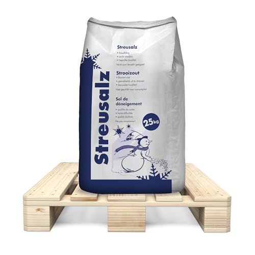 Hamann Streusalz 1000 kg (40 x 25 kg) - Langzeitwirkung bei dickeren Eis & Schneeschichten