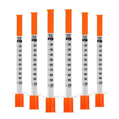 Image of 1ml Syringe with Needle,1ml 31G 8mm Syringe,Individually Wrapped,Pack of 100