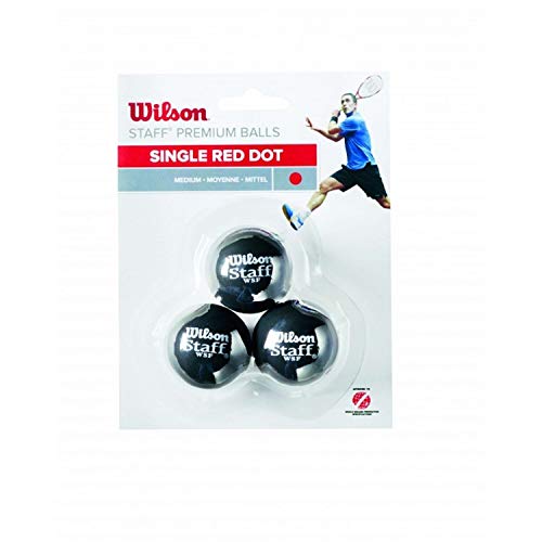 Wilson Unisex – Erwachsene Staff Squash 3 Ball, Gelb I, 3 Stück - Image 5
