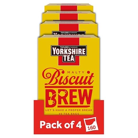 Yorkshire Tea Biscuit Brew Tea Bags Cover