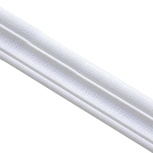 HOHOVYVY Zócalos 3D, revestimiento de pared, zócalo autoadhesivo, para el hogar, esquinas adhesivas, molduras decorativas, molduras de molduras flexibles, borde de techo, 235 x 8 cm