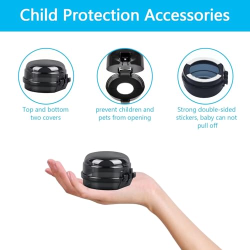 Small Size Gas Stove Knob Safety Covers: 6Pcs Child Proof Stove Covers Diameter 0.14 inches, Non-Universal Compact Size Baby Proof Oven knobs Locks for Only Height Under 1.65" - Image 5