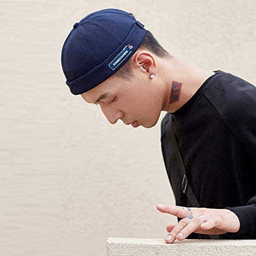 Image of jerague Beanie Hat for Men Women Brimless Cuffed Hat Skullcap Watch Cap Adjustable