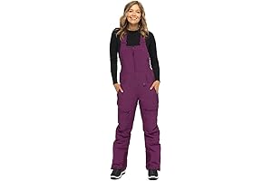 Womens Eco Friendly Traverse Bib Overalls: Waterproof and Breathable Ski Bibs for Women