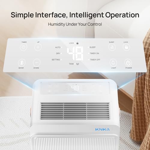 Image of KNKA Energy Star 5500 Sq.Ft Dehumidifier for Basement, Max 80 Pint /Day