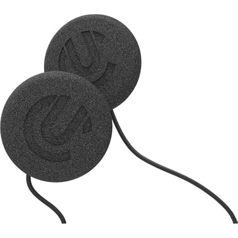 UClear Digital HDS10X 40mm Diameter Helmet Speaker Set 3.5mm Jack Cover