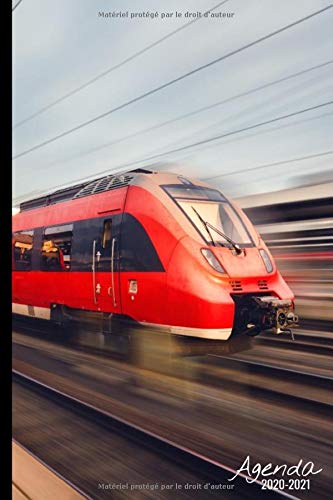 Télécharger Agenda Scolaire 2020 2021: Train, Tgv | Agenda semainier, Format A5 | Pour les étudiants, professio Francais PDF
