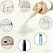 WHNL All-in-One Press-to-Foam Silicone Baby Bottle Cleaning Kit with Bottle Brush, Nipple/Straw Brushes, Tabletop Dring Rack, BPA Free for Baby Bottles, Breast Pumps,Small Appliances,Travel-Friendly