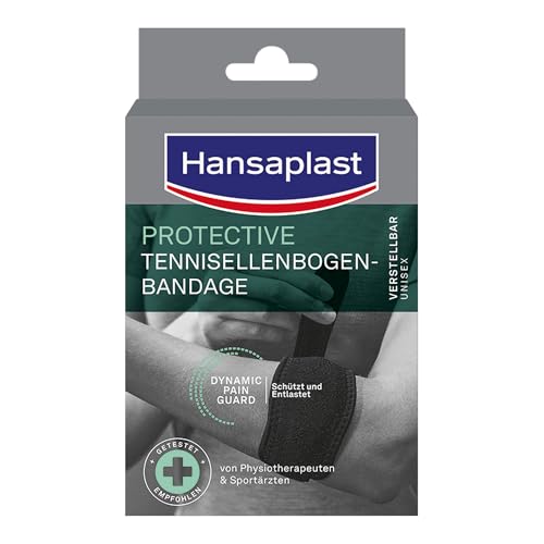 Hansaplast Protective Tennisellenbogen-Bandage, stützende Bandage schont & unterstützt den Arm… – Ansicht 1