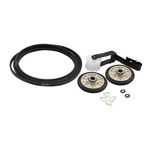 ApplianPar 4392065 Dryer Repair Kit with 341241 Belt 691366 Idler 349241t Drum Rollers For Whirlpool Kenmore Sears Kirkland Roper Dryer 279948 587636 80046 AP3131942
