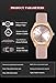 RUYEOOK Waterproof Ladies Fashion Watch, Crystal Accented Dial, Silicone Band,Analog Quartz Sport Wrist Watch,Gift for Nurse Women (G729 Pink)