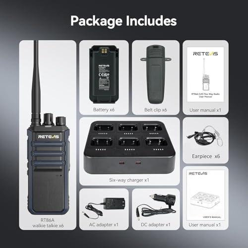 Retevis RT86A Walkie Talkies