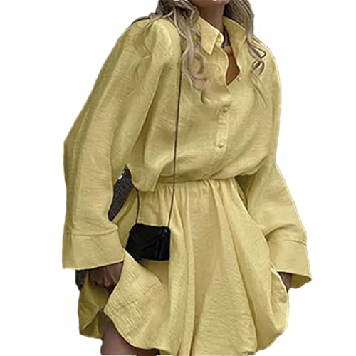Ensemble 2 pièces en coton jaune tenue légère et confortable pour affronter la chaleur