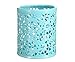 Porte-crayons dosige stockage de bureau poubelle de bureau Arrangement Floral Vase Motif de rose 8 x 8 x 10 cm bleu