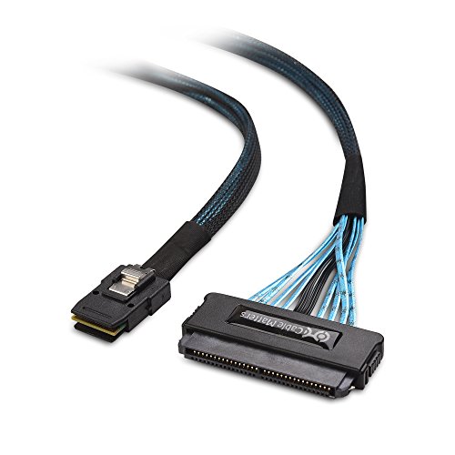 Cable Matters Internal Mini SAS to SAS Cable (SFF-8087 to SFF-8484) 1.6 Feet, 0.5m