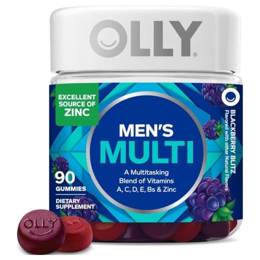 OLLY Men's Multivitamin Gummy, Supports Overall Wellness,* - 90 Count