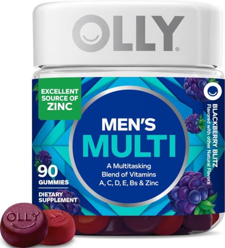 OLLY Men's Multivitamin Gummy, Supports Overall...