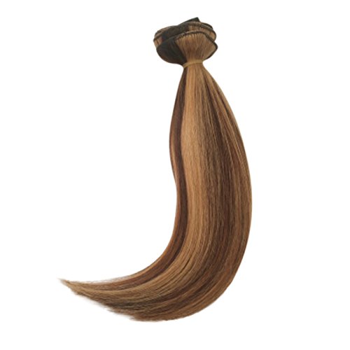 15inch 100grams Indian Remy Human Hair Clip in Hair Extensions (4/27 Highlighted Color)