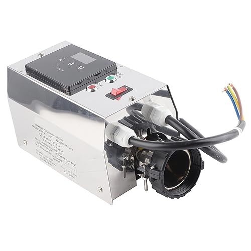 Qcwwy 2 KW Poolheizung, Digitaler Thermostat für Schwimmbad-SPA, Edelstahl, Einfache Installation, 2255 ℃ (Amerikanischer Stil)